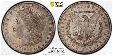 1885-S $1 XF45