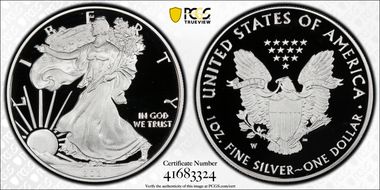 2021-W  $1 Silver Eagle - Type 1 First Strike PR69DCAM