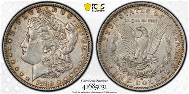 1889-O $1 AU55