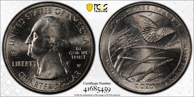 2020-W 25C Tallgrass Prairie NP V75 MS64+