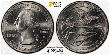 2020-W 25C Tallgrass Prairie NP V75 MS65