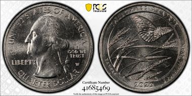 2020-W 25C Tallgrass Prairie NP V75 MS63