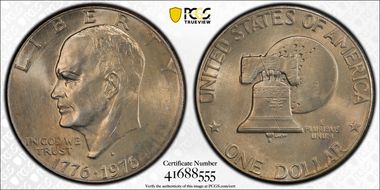 1976-D $1 Type 2 MS67