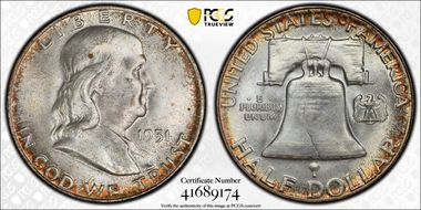 1951 50C MS66+ FBL