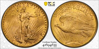 1914-D $20 MS65