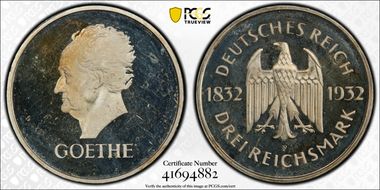 1932-F 3 Mk Goethe J-350 PR64DCAM