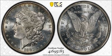 1881-S $1 MS64+