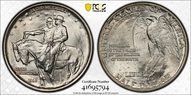 1925 50C Stone Mountain MS67
