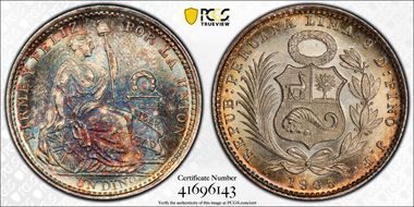 1905-JF Dinero KM-204.2 MS66