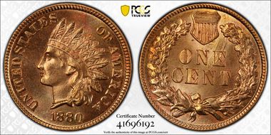 1880 1C DDO FS-101, S-1, Clashed Rev. MS65RD