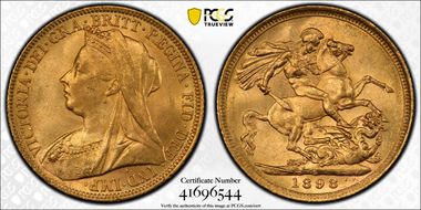 1898-S Sov S-3877 MS63