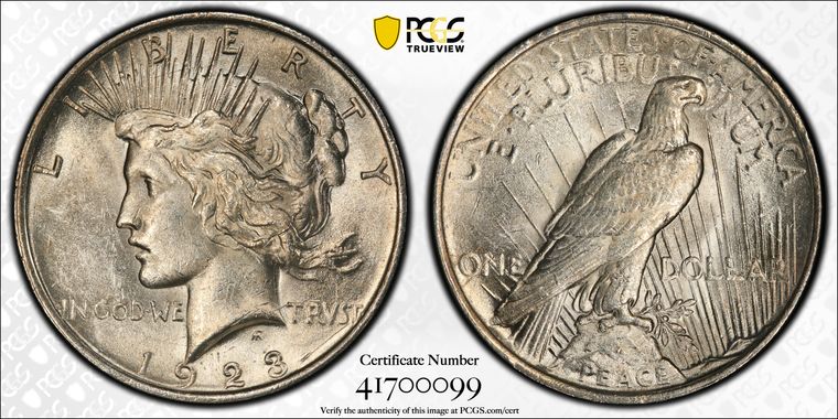 Cert 41700099 - Coin Image