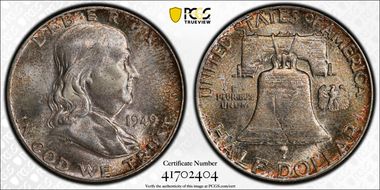 1949 50C MS67FBL