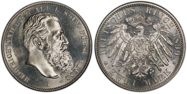 1899-A 2 Mk J-118 MS63