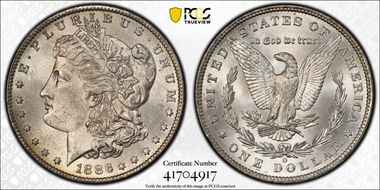 1886-O $1 MS64