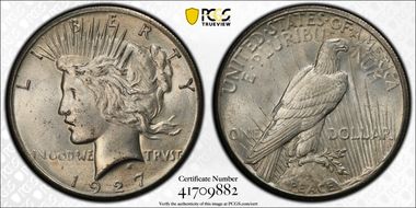 1927 $1 MS63