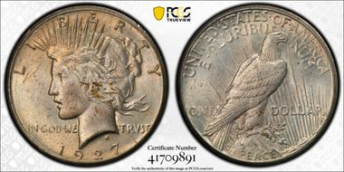 1927 $1 MS62