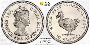 1971 10 Rup Independence PR66DCAM
