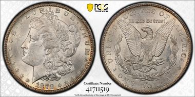 1879-CC $1 Capped Die MS62