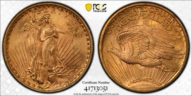 1923 $20 MS64+