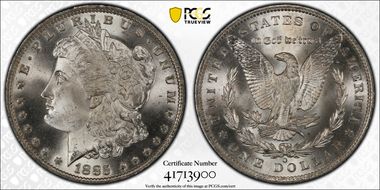 1885-O $1 MS67+