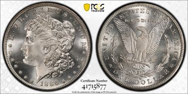 1886-S $1 MS66+