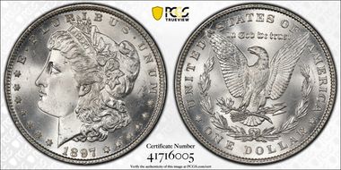 1897 $1 MS66+