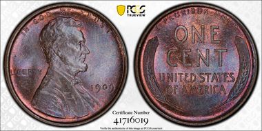 1909 1C Lincoln MS65BN