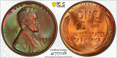 1956-D 1C MS65BN