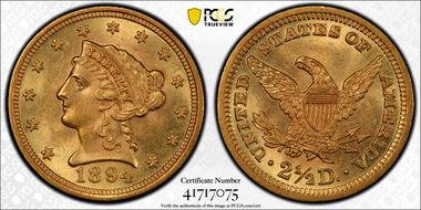 1894 $2.50 MS64
