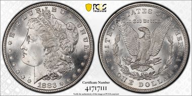 1883 $1 MS66