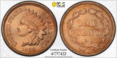 1859 1C MS66