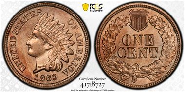 1863 1C MS62