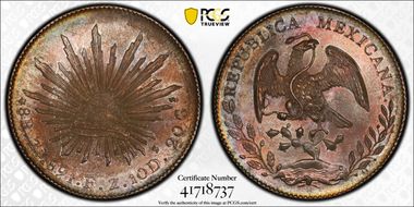 1891-Zs FZ 8 R Zs77 MS64