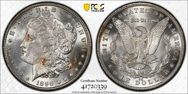 1890-CC $1 MS62