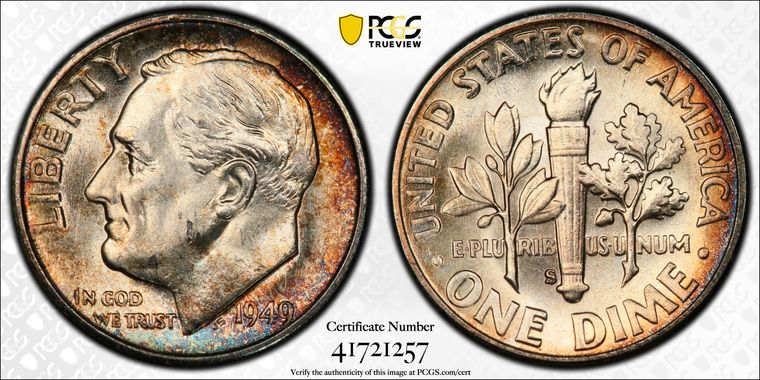 Cert 41721257 - Coin Image