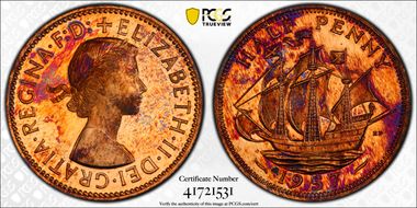 1957 1/2D S-4158 PR64RB