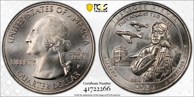 2021-P 25C Tuskegee Airmen NP MS66