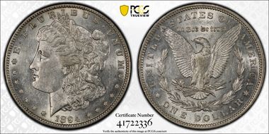 1894 $1 AU55