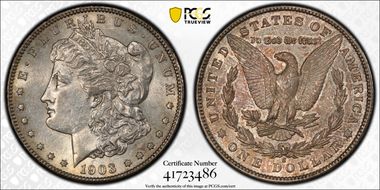1903-S $1 AU55