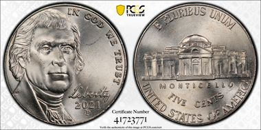 2021-P 5C Early Find MS65FS