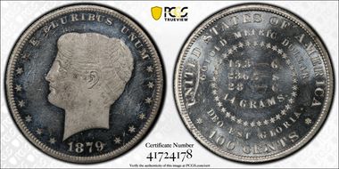 1879 $1 J-1634 PR64+ CAM