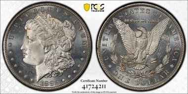 1882-CC $1 VAM 2C, Counter Clash MS65PL