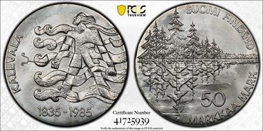 1985 P-N 50 Mar Kalevala MS67