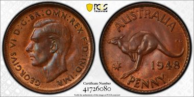 1948 Y. (p) 1D MS63RB