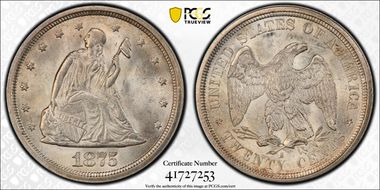 1875-S 20C MS65