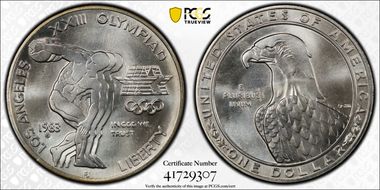 1983-S $1 Olympic MS69