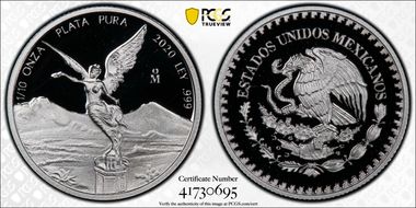 2020-Mo 1/10 oz Libertad Ag PR69DCAM