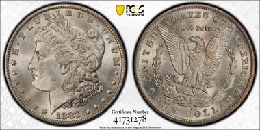 1881-CC $1 MS65+