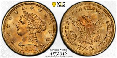 1903 $2.50 MS64